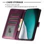 Brilliance LUX iPhone 6/7/8 Flip PU Leather Wallet Crocodile Print Card Pockets with Wrist Strap Case Purple