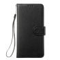 Brilliance LUX Samsung S24 Ultra Flip PU Leather Wallet Classic Card Pockets with Wrist Strap Case Black