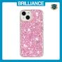 Brilliance LUX iPhone 13 Big Hole TPU Star Glitter Crystal Clear Case Pink