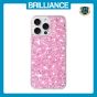 Brilliance LUX iPhone 14 Pro Max Big Hole TPU Star Glitter Crystal Clear Case Pink
