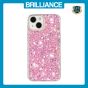 Brilliance LUX iPhone 15 Plus Big Hole TPU Star Glitter Crystal Clear Case Pink