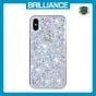 Brilliance LUX iPhone XR Big Hole TPU Star Glitter Crystal Clear Case White