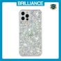 Brilliance LUX iPhone 12 Pro Max Big Hole TPU Star Glitter Crystal Clear Case White