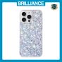Brilliance LUX iPhone 13 Pro Max Big Hole TPU Star Glitter Crystal Clear Case White