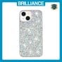 Brilliance LUX iPhone 14 Plus Big Hole TPU Star Glitter Crystal Clear Case White
