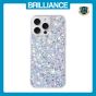 Brilliance LUX iPhone 15 Pro Max Big Hole TPU Star Glitter Crystal Clear Case White