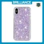 Brilliance LUX iPhone XR Big Hole TPU Star Glitter Crystal Clear Case Purple