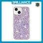 Brilliance LUX iPhone 15 Plus Big Hole TPU Star Glitter Crystal Clear Case Purple