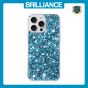 Brilliance LUX iPhone 13 Pro Max Big Hole TPU Star Glitter Crystal Clear Case Blue