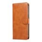 Brilliance LUX iPhone 13 Pro Max Book Flip Soft PU Leather Wallet with Card Pockets Case Light Brown