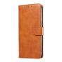 Brilliance LUX iPhone 15 Plus Book Flip Soft PU Leather Wallet with Card Pockets Case Light Brown