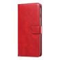 Brilliance LUX iPhone 6/7/8 Book Flip Soft PU Leather Wallet with Card Pockets Case Red