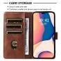 Brilliance LUX iPhone 6/7/8 Book Flip Soft PU Leather Wallet with Card Pockets Case Brown