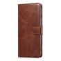 Brilliance LUX iPhone 6/7/8 Book Flip Soft PU Leather Wallet with Card Pockets Case Brown
