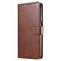 Brilliance LUX Samsung S23 Ultra Book Flip Soft PU Leather Wallet with Card Pockets Case Brown