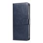 Brilliance LUX iPhone 15 Pro Max Book Flip Soft PU Leather Wallet with Card Pockets Case Blue