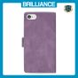 Brilliance LUX iPhone 6/7/8 Flip Premium PU Leather Wallet Business Style with Card Pockets Case Purple