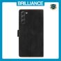 Brilliance LUX Samsung S23 Plus Flip Premium PU Leather Wallet Business Style with Card Pockets Case Black