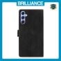 Brilliance LUX Samsung A54 5G Flip Premium PU Leather Wallet Business Style with Card Pockets Case Black