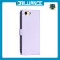 Brilliance LUX iPhone 6/7/8 Flip Book PU Leather Wallet Holder & Stand with Card Pockets Case Light Purple