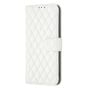 Brilliance LUX iPhone 13 Pro Max Flip Book PU real Leather Wallet Holder & Kickstand with Card Pockets Case White