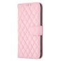 Brilliance LUX iPhone 15 Flip Book PU real Leather Wallet Holder & Kickstand with Card Pockets Case Pink