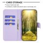 Brilliance LUX Samsung S21 Ultra Flip Book PU real Leather Wallet Holder & Kickstand with Card Pockets Case Purple