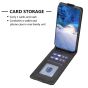 Brilliance LUX Samsung S23 Ultra Flip PU Photo Frame Leather Up And Down Wallet with Card Pockets Case Black