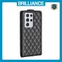 Brilliance LUX Samsung S21 Ultra Flip PU Photo Frame Leather Up And Down Wallet with Card Pockets Case Black