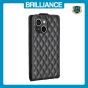 Brilliance LUX iPhone 15 Plus Flip PU Photo Frame Leather Up And Down Wallet with Card Pockets Case Black