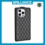 Brilliance LUX iPhone 14 Pro Flip PU Photo Frame Leather Up And Down Wallet with Card Pockets Case Black