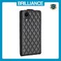 Brilliance LUX iPhone XR Flip PU Photo Frame Leather Up And Down Wallet with Card Pockets Case Black