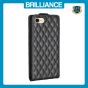 Brilliance LUX iPhone 6/7/8 Flip PU Photo Frame Leather Up And Down Wallet with Card Pockets Case Black