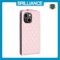 Brilliance LUX iPhone 15 Flip PU Photo Frame Leather Up And Down Wallet with Card Pockets Case Pink