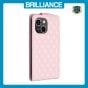 Brilliance LUX iPhone 14 Plus Flip PU Photo Frame Leather Up And Down Wallet with Card Pockets Case Pink
