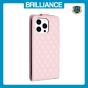 Brilliance LUX iPhone 13 Pro Max Flip PU Photo Frame Leather Up And Down Wallet with Card Pockets Case Pink
