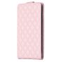 Brilliance LUX iPhone 15 Plus Flip PU Photo Frame Leather Up And Down Wallet with Card Pockets Case Pink