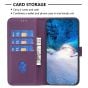 Brilliance LUX iPhone 12 Pro Max Flip PU Genuine Leather Detachable Strong Magnetic Wallet with Card Pockets Case Purple