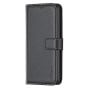 Brilliance LUX Samsung S24 Plus Flip Book PU Genuine Leather Detachable Strong Magnetic Wallet with Card Pockets Case Black
