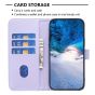 Brilliance LUX iPhone XR Flip Book PU Genuine Leather Detachable Strong Magnetic Wallet with Card Pockets Case lavender