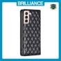 Brilliance LUX Samsung S21 Plus Flip PU Leather Holder Slots Magnetic Wallet with Card Pockets Case Black