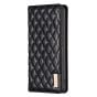 Brilliance LUX iPhone 6/7/8 Flip PU Leather Holder Slots Magnetic Wallet with Card Pockets Case Black