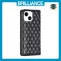 Brilliance LUX iPhone 15 Flip PU Leather Holder Slots Magnetic Wallet with Card Pockets Case Black