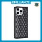 Brilliance LUX iPhone 15 Pro Flip PU Leather Holder Slots Magnetic Wallet with Card Pockets Case Black