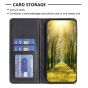 Brilliance LUX iPhone XS Max Flip PU Leather Holder Slots Magnetic Wallet with Card Pockets Case Black