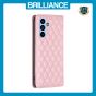 Brilliance LUX Samsung A54 5G Flip PU Leather Holder Slots Magnetic Wallet with Card Pockets Case Pink