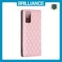 Brilliance LUX Samsung S20 FE/S20 LITE Flip PU Leather Holder Slots Magnetic Wallet with Card Pockets Case Pink
