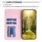 Brilliance LUX iPhone 15 Plus Flip PU Leather Holder Slots Magnetic Wallet with Card Pockets Case Pink