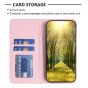 Brilliance LUX iPhone 13 Pro Max Flip PU Leather Holder Slots Magnetic Wallet with Card Pockets Case Pink
