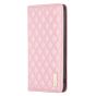 Brilliance LUX iPhone 15 Flip PU Leather Holder Slots Magnetic Wallet with Card Pockets Case Pink